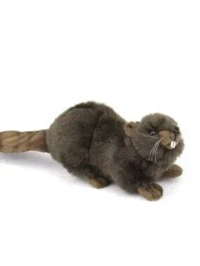 Hansa Handcrafted Beaver Stuffed Animal Brand New w/ Tag # 3839